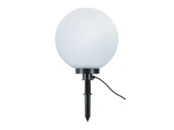 Leuchtkugel BOLO für den Garten mit Strom Weiß, 5m Kabel, Ø 40 cm