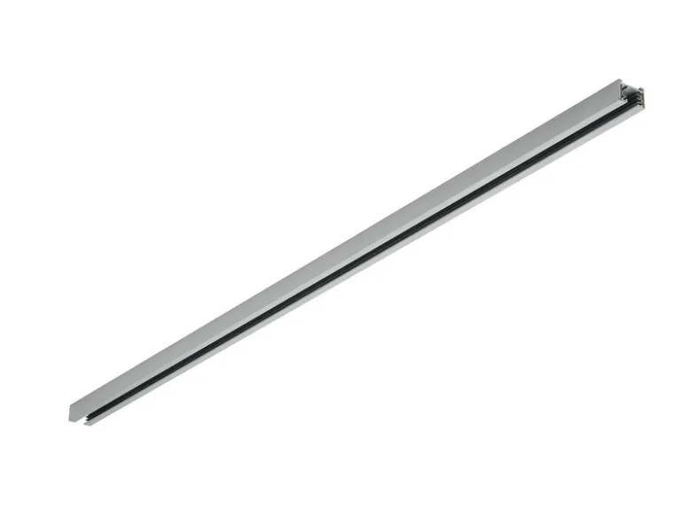 Lichtschienensystem mit 5 Spots Silber & Einspeisung 4-adrig, Länge 202,5cm