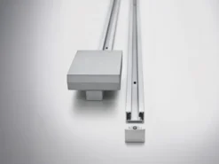 Lichtschienensystem Schwarz mit 5 Spots & Einspeisung 3-adrig, Länge 202,5cm