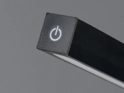 Magnetische Akku Schreibtischlampe SKIP Schwarz, dimmbar, Höhe 37cm