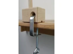 Mobilehalter Holz - 100 % Naturprodukt - mit Sicherungsschraube