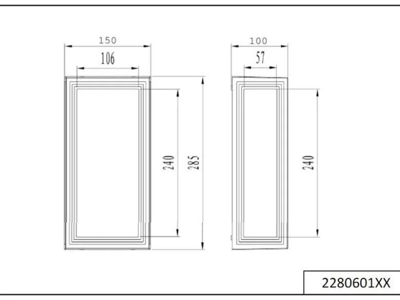 Moderne LED-Außenwandleuchte TIMOK, anthrazit, IP54, inkl. E27 LED Leuchtmittel