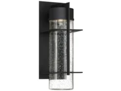 Moderne LED Außenwandleuchte EAMES aus Aluminium, Höhe 41cm