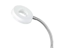 Moderne LED Schreibtischleuchten 2er SET flexibel & biegsam 1 flammig in Weiß
