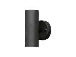 Moderne Up-Down Außenwandleuchte MODENA, Höhe 17cm, Schwarz