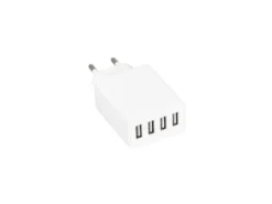 Outdoor Lichterkette mit 10 Schirmen Solar & USB mit Netzstecker, L: 5,7 Meter