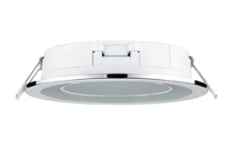 Runder LED Deckeneinbaustrahler CORE in Silber Chromfarben Ø 14,8cm