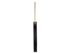 Schwarzer Metallspiegel TAIRA Ø40cm Wandspiegel zum Aufhängen