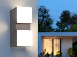 Schwenkbare LED Außenwandleuchte AVON, Höhe 28cm, Anthrazit