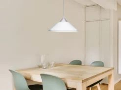 Skandinavische LED Pendelleuchte mit Glas Lampenschirm, Ø 30cm