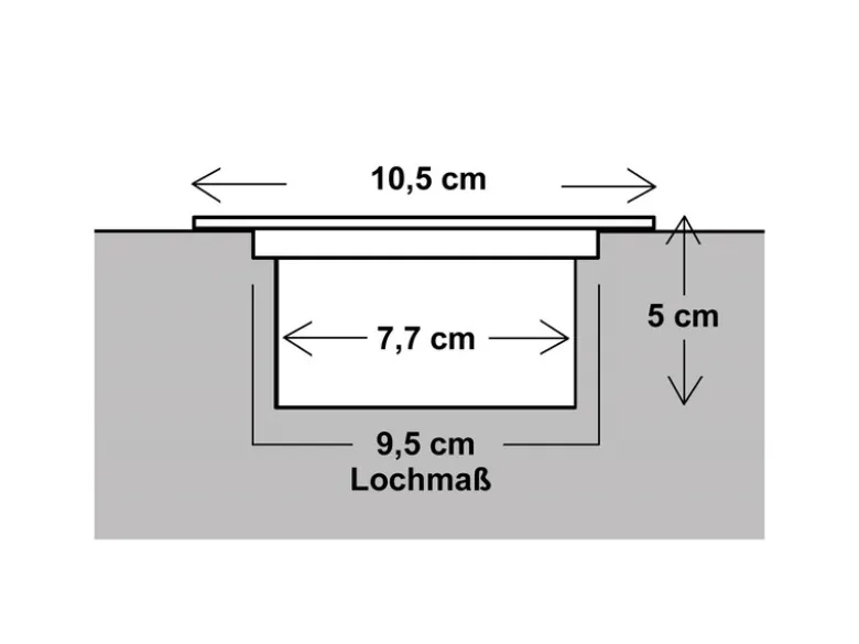 Solar LED Bodeneinbaustrahler 8er SET für Außen, Edelstahl 4-eckig 10x10cm, IP67