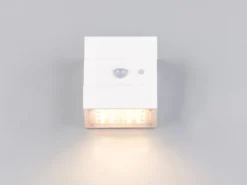Solar Wandleuchte TALCA außen mit Bewegungsmelder, Licht drehbar, IP65, B: 9cm