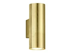 Wandleuchte CLEO in Gold foliert mit Up and Down Licht, Höhe 16,5cm