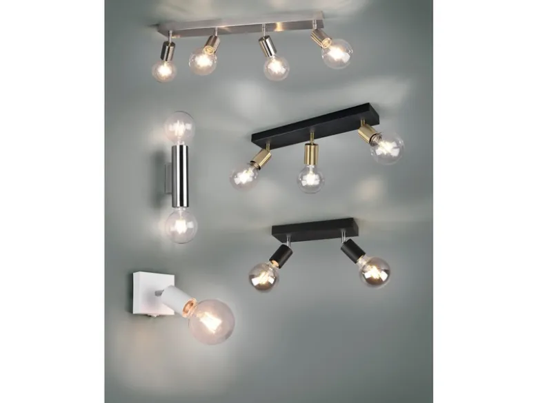 Wandleuchte VANNES 2 Flammig Schwarz, Up and Down Light, Höhe 18cm