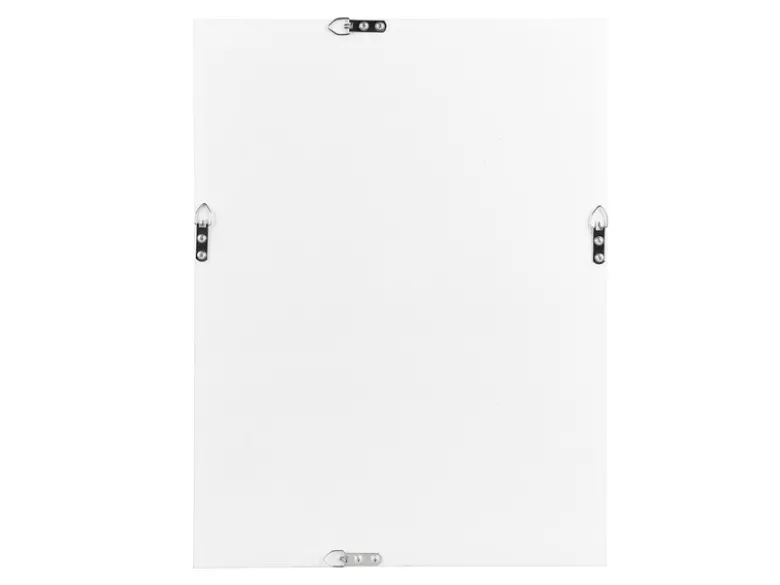 Wandspiegel ELENOR rechteckig Rahmen in Grau 34 x 45cm