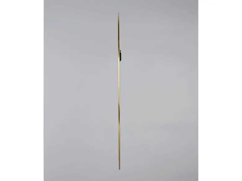 Wandspiegel MILA mit Rahmen Gold - Metallspiegel Ø50cm