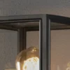 Wegeleuchte CARPI in Laternenoptik, Stahl Schwarz Höhe 100cm