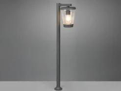 Wegeleuchte CAVADO Laterne aus Aluminium Anthrazit, Höhe 100cm