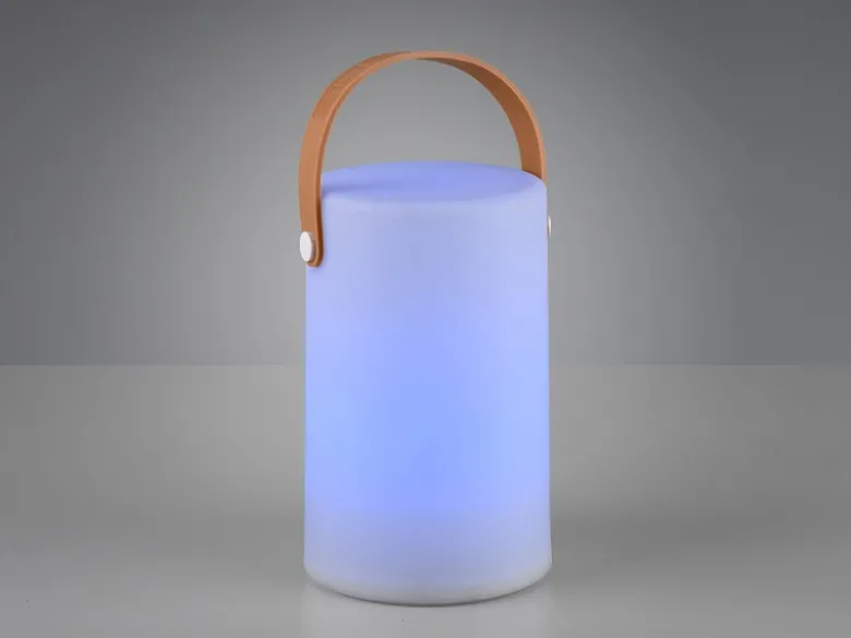 Wiederaufladbare Akku LED Tischleuchte ARUBA mit Farbwechsel, Höhe 20cm