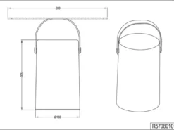 Wiederaufladbare LED Tischleuchte 2er SET Farbwechsel, Akku, USB Höhe 20cm