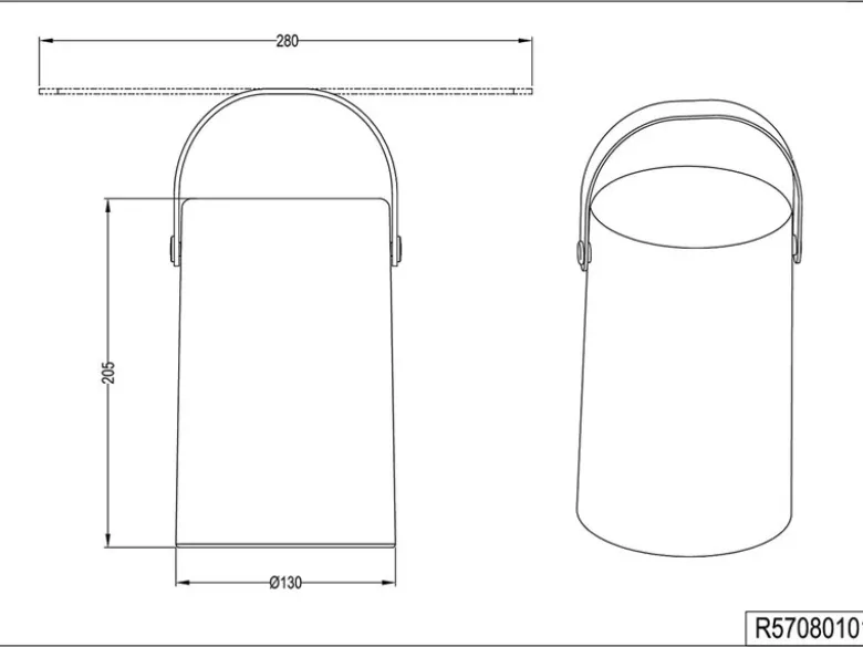 Wiederaufladbare LED Tischleuchte 2er SET Farbwechsel, Akku, USB Höhe 20cm