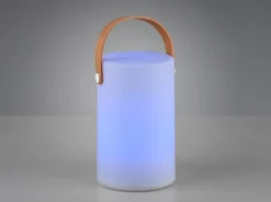 Wiederaufladbare LED Tischleuchte 2er SET Farbwechsel, Akku, USB Höhe 20cm