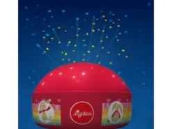 Zauberhaftes Nachtlicht Rainbow Rabbit Sternprojektor LED-Farbwechsler 3 Farben